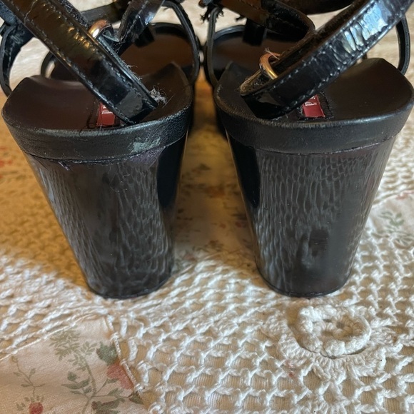 Prada platform wedge patent leather - Picture 4 of 11